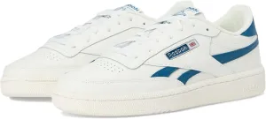 Reebok Women's Club C Revenge Sneaker, Chalk/Chalk/Escape Blue, 11