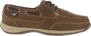 Rockport Works Men's Sailing Club Steel Toe Oxford Met Guard Brown - 5 Wide