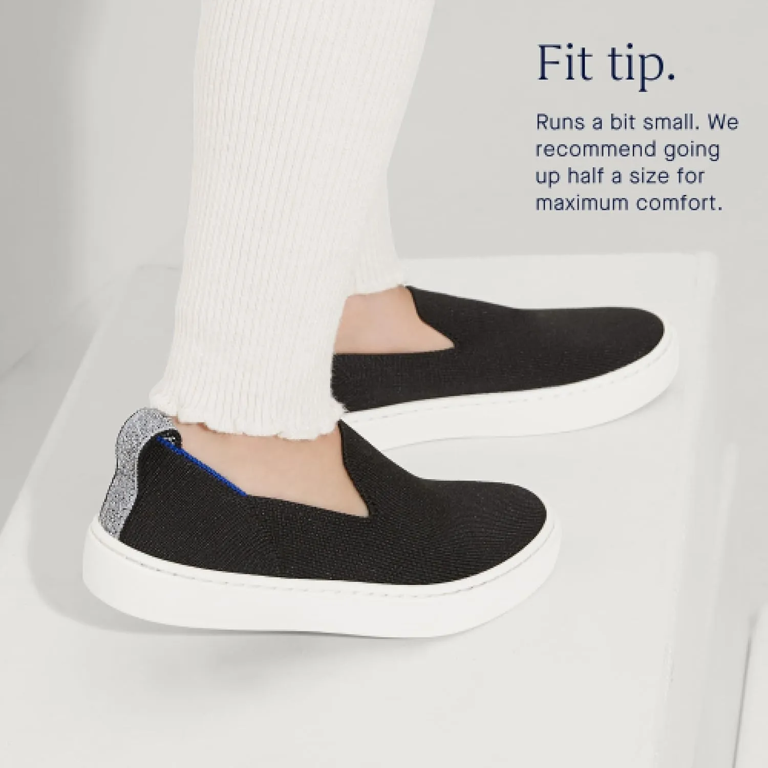 Rothy's The Kids Sneaker, Girls & Boys Slip On Shoes, Made from Recycled Plastic Bottles & Machine Washable