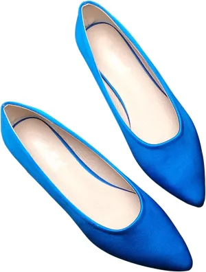 SAILING LU Ballet Flats for Women Comfortable Women's Flat Shoes Pointed Toe Slip on Flats Shoes Women Dressy