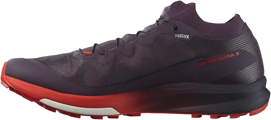 Salomon Unisex S/Lab Ultra 3 v2 Sneaker, SG US, Purple.