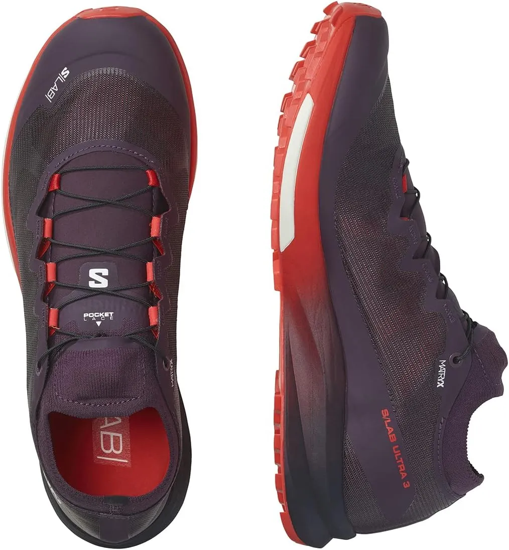Salomon Unisex S/Lab Ultra 3 v2 Sneaker, SG US, Purple.