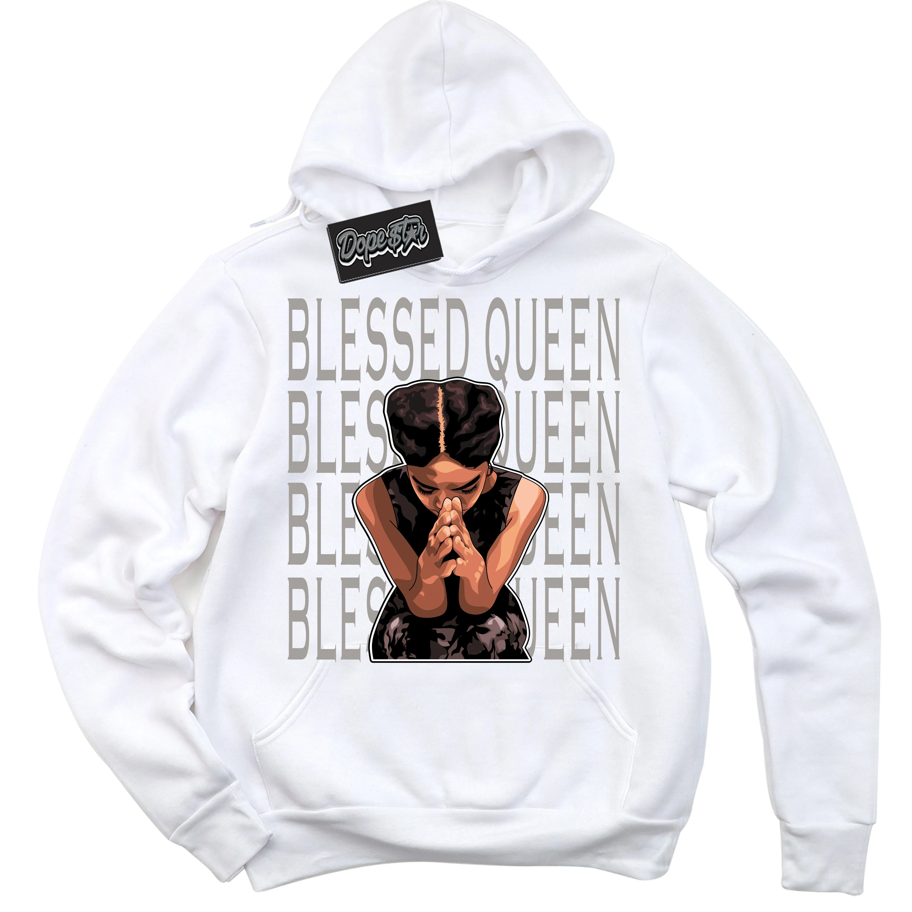 Satin Shadow 1s Sneaker Hoodie Blessed Queen Graphic