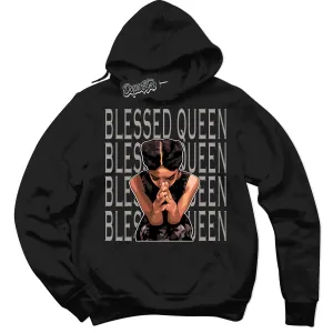 Satin Shadow 1s Sneaker Hoodie Blessed Queen Graphic