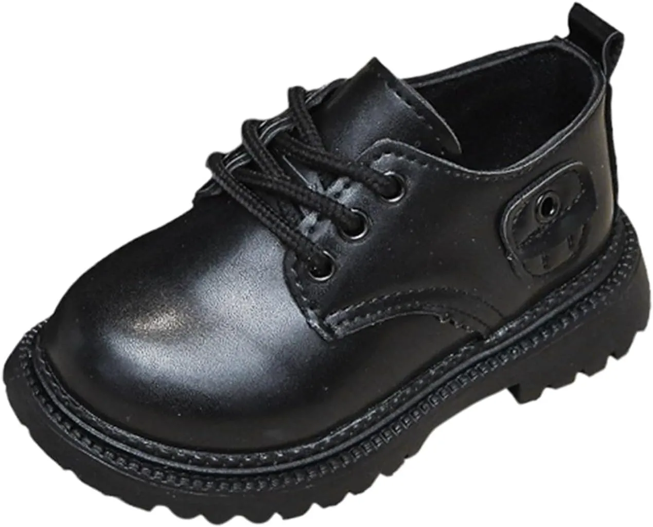 School Shoes for Boys Toddler Little Boy Girls Dress Shoes Oxford Shoes Lace Up British Style Casual Leather Shoes