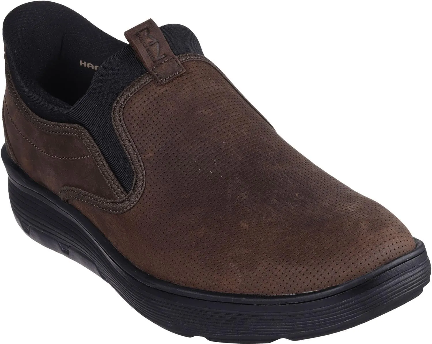 Skechers - Mens Mark Nason: Casual Glide Cell - Baxter Slip On Shoes, Color Red/Brown, Size: 9 M US