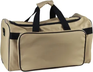 Sneaker Duffel Bag for Men - 30L Large Capacity Gym & Travel Bag with Adjustable Dividers, Durable Shoulder Strap - Carry-On 20 Inch (Khaki)