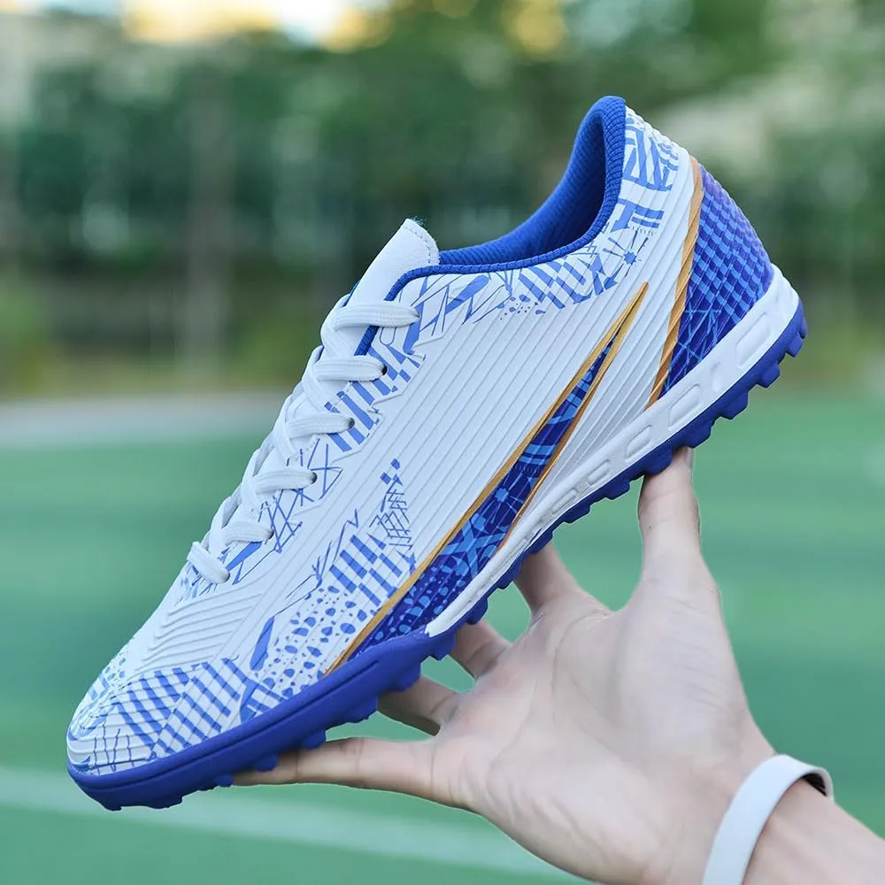 Soccer Cleats for Mens Womens Indoor Soccer Shoes Unisex Baseball Turf Shoes Youth Rugby Shoes Adult AG FG TF Football Boots Wide Training Sneaker