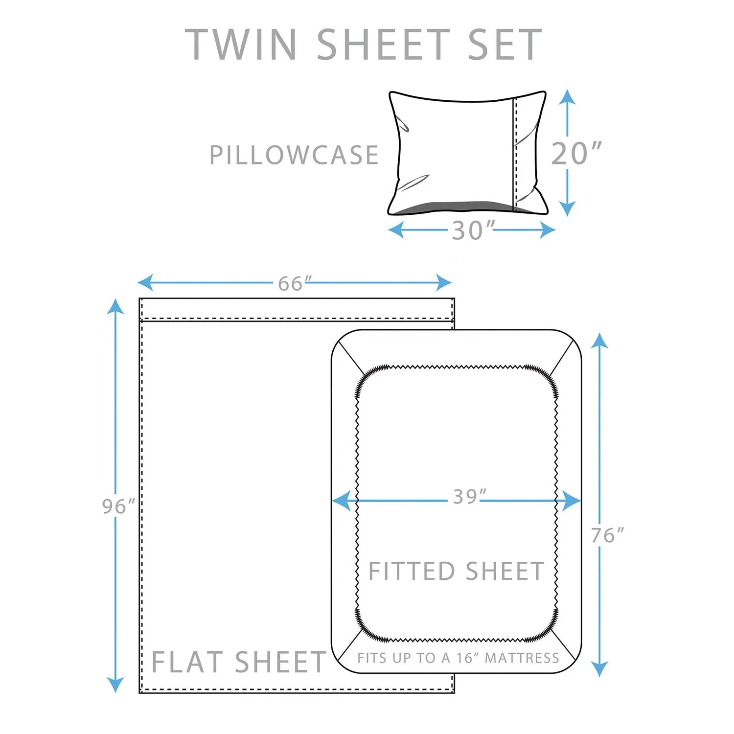 Soft Home 1800 Series Solid Microfiber Ultra Soft Sheet Set