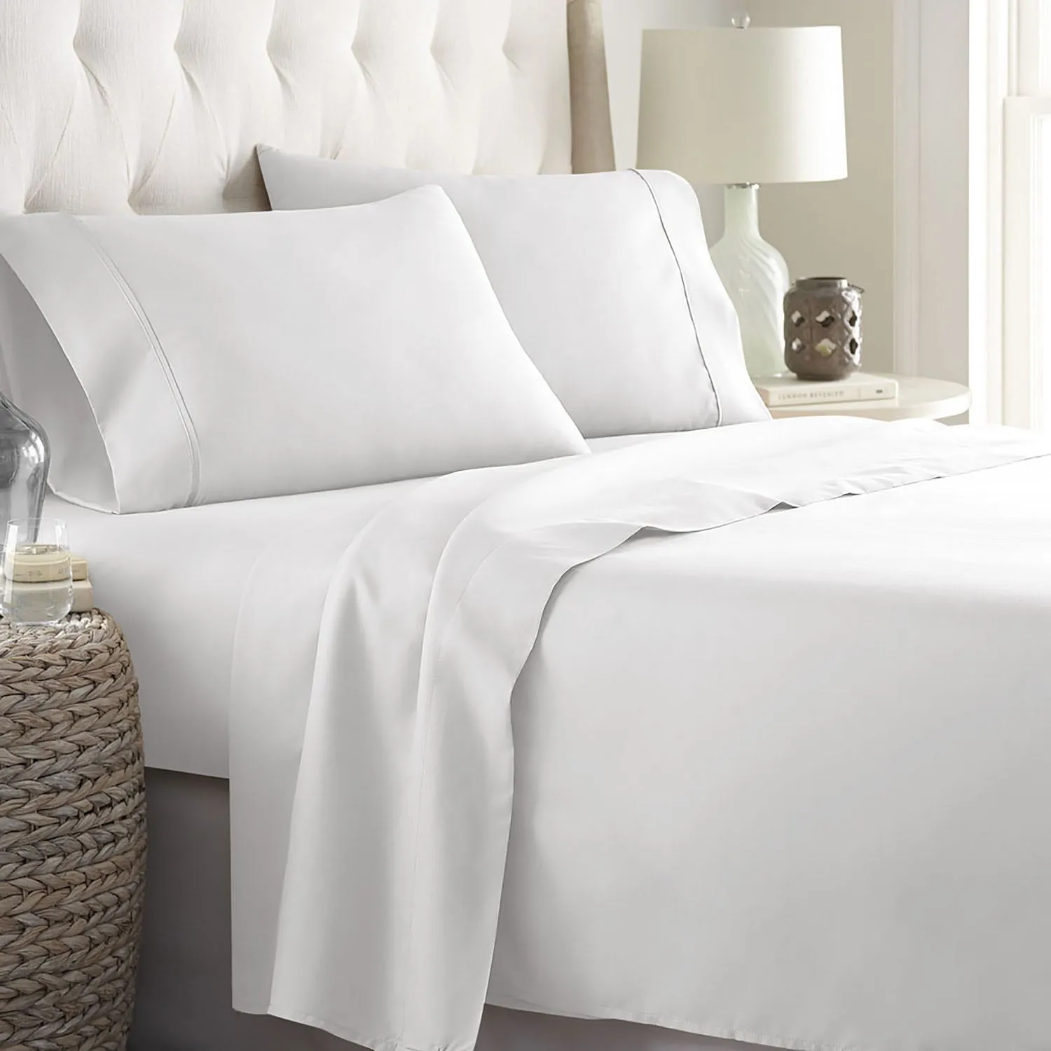Soft Home 1800 Series Solid Microfiber Ultra Soft Sheet Set