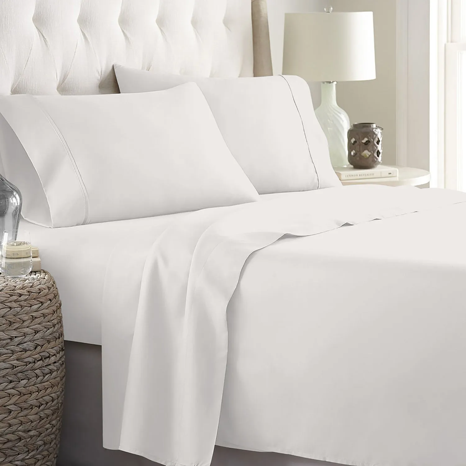 Soft Home 1800 Series Solid Microfiber Ultra Soft Sheet Set