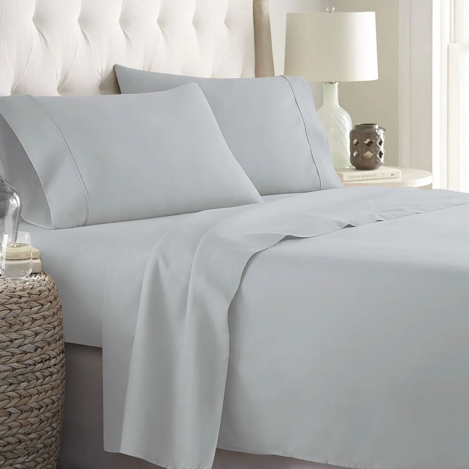 Soft Home 1800 Series Solid Microfiber Ultra Soft Sheet Set
