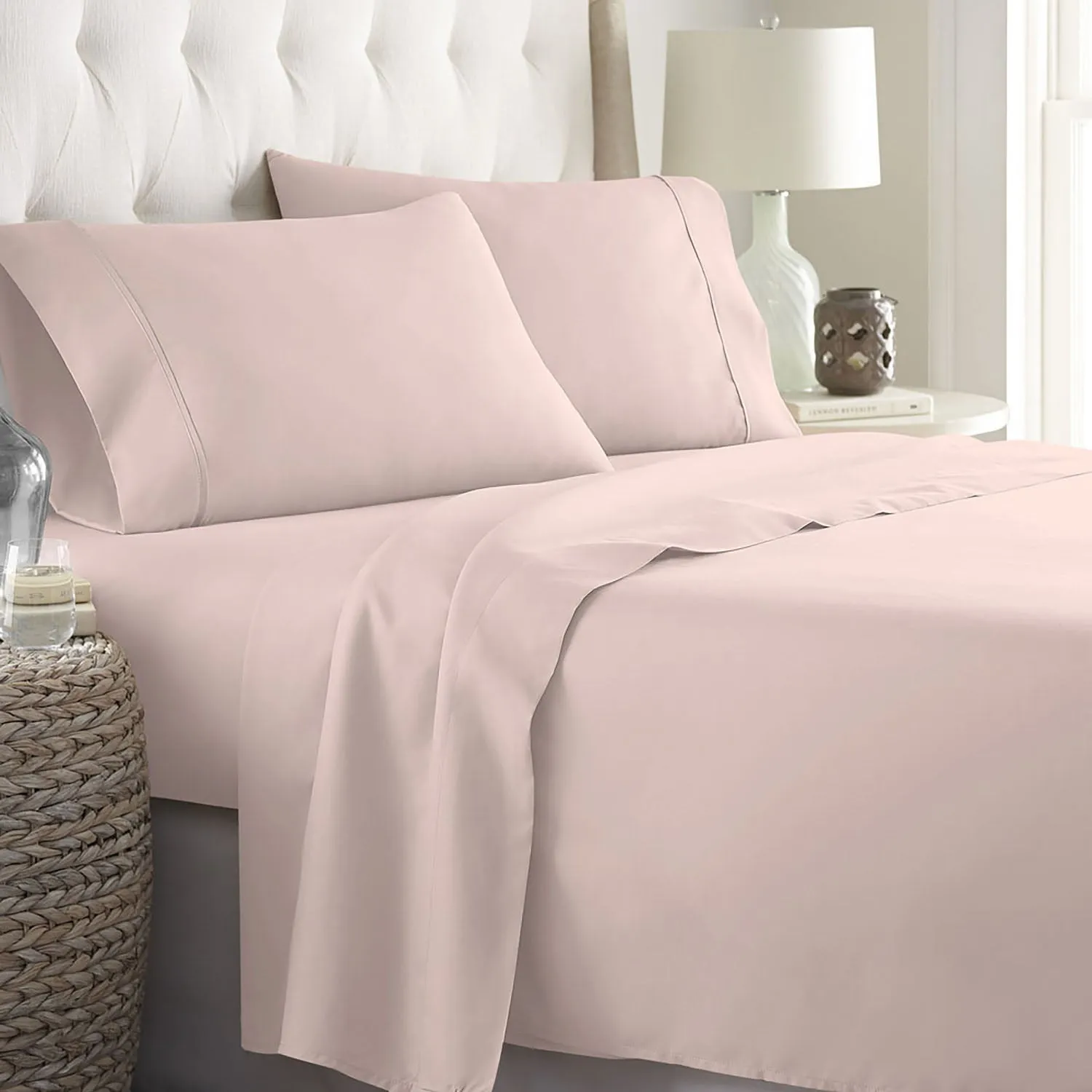 Soft Home 1800 Series Solid Microfiber Ultra Soft Sheet Set