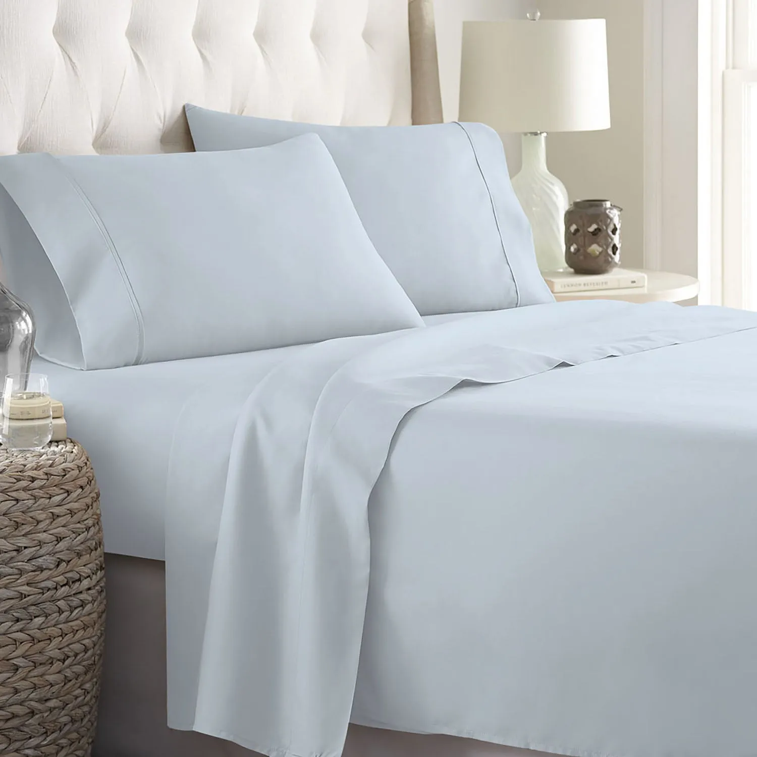 Soft Home 1800 Series Solid Microfiber Ultra Soft Sheet Set