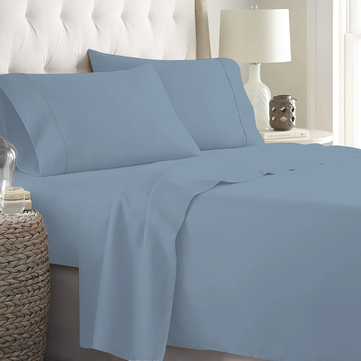 Soft Home 1800 Series Solid Microfiber Ultra Soft Sheet Set