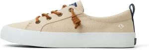 Sperry Women's Crest Vibe Sneaker, Brown, 5.5 Wide