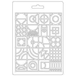 Stamperia  - Soft Mould A5 -  Bauhaus Texture*