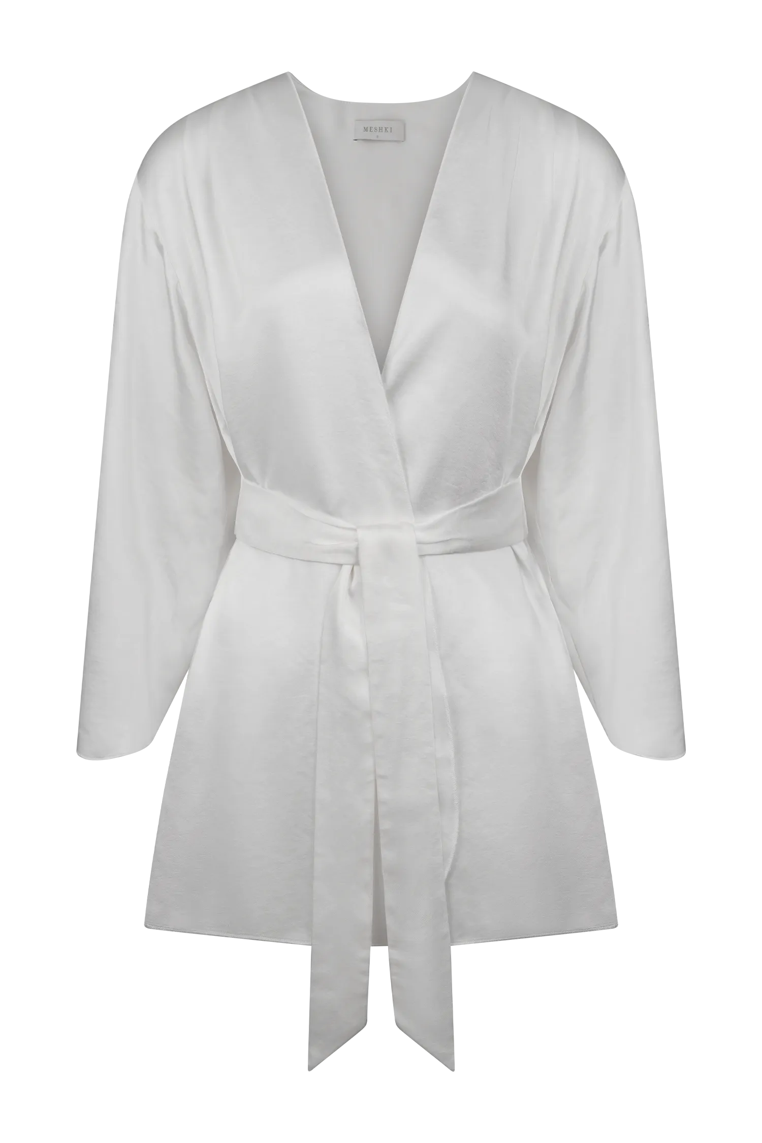 Sterling Satin Bridal Robe - Ivory