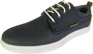 Steve Madden Mens P-Rangel Lace Up Oxford Sneaker Shoes, Navy, US 7