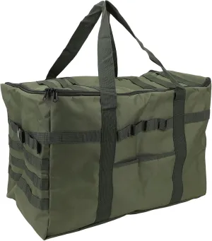 Tbest Camping Storage Bag, 53L Large Capacity Camping Storage Bag Multifunction Thickened Oxford Fabric PVC Inner Camping Cooking Utensils Organizer