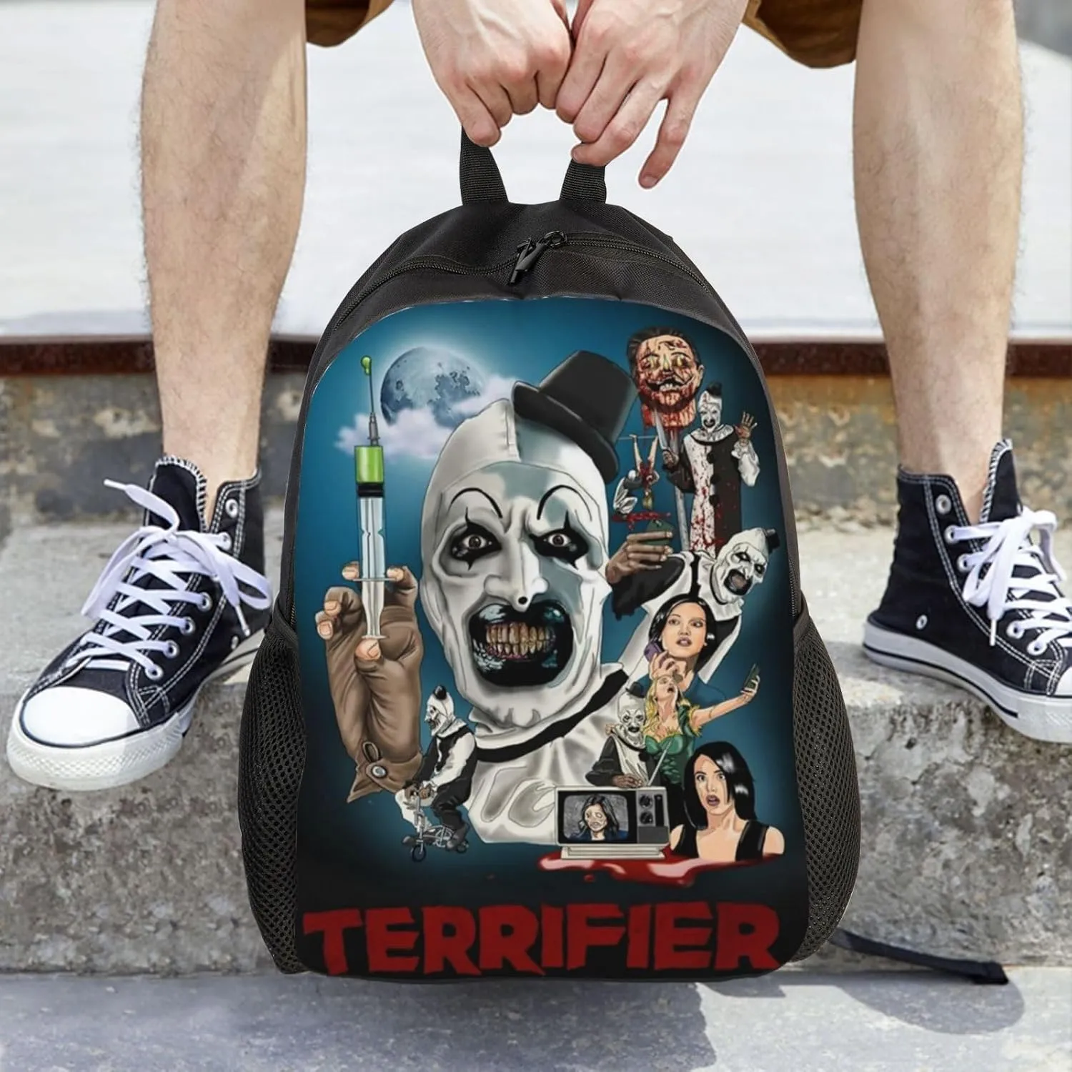 Terrifier Backpack, Leisure Travel Sports Backpack, Lightweight And Large Capacity