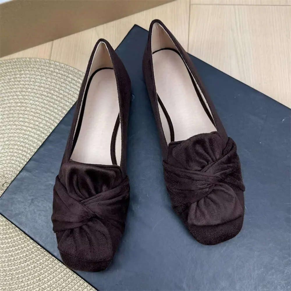 TN TANGNEST Womens Dress Flats Fashion Soft Pointed Toe Bowknot Slip On Flat Shoes