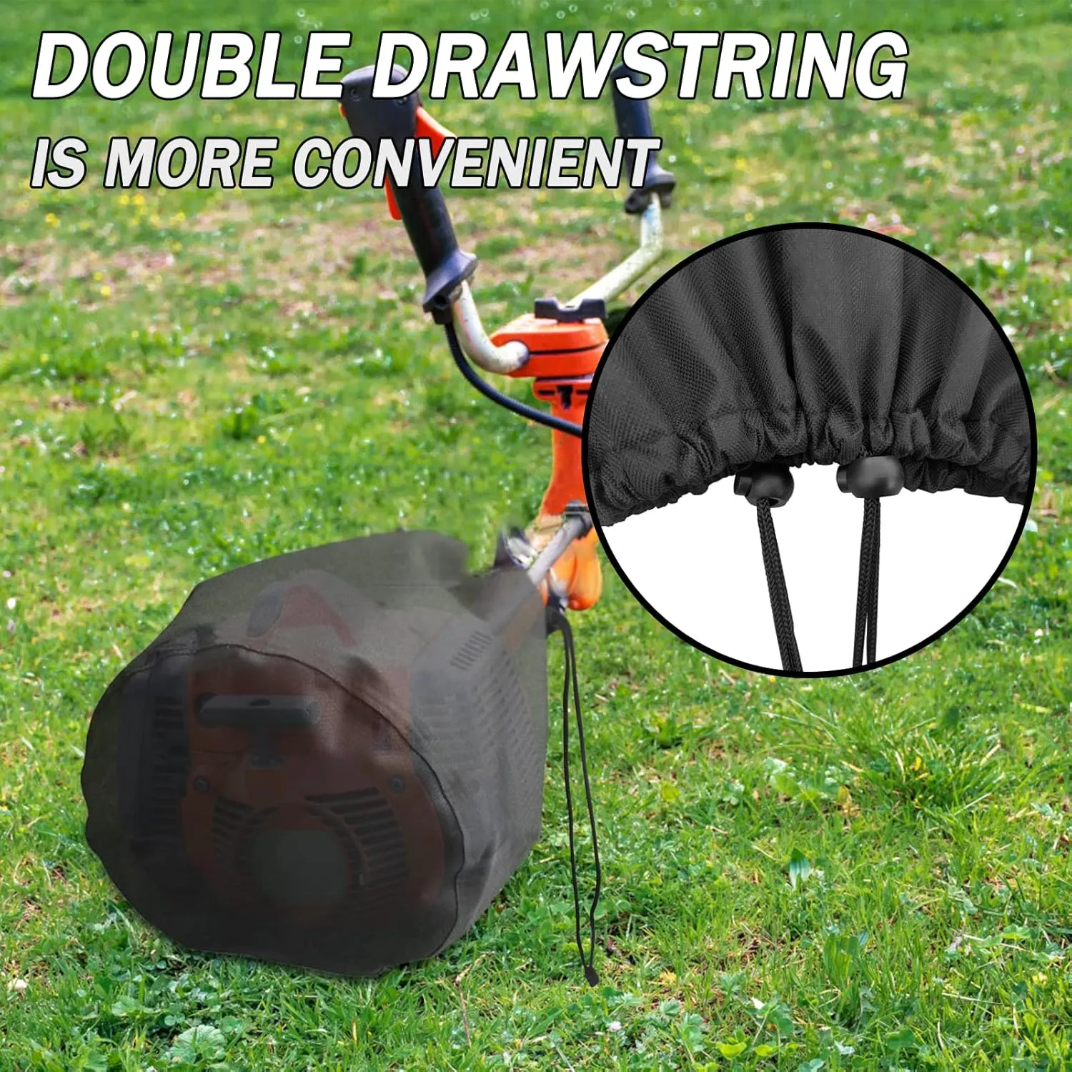 Trimmer Engine Waterproof Cover, [4Pack] 12D x 15.6H inch 420D Heavy-Duty Oxford Ripstop General Weed Eater Edger,Pole Saw,Brush Cutters and Hedge, Weed Eater Covers…