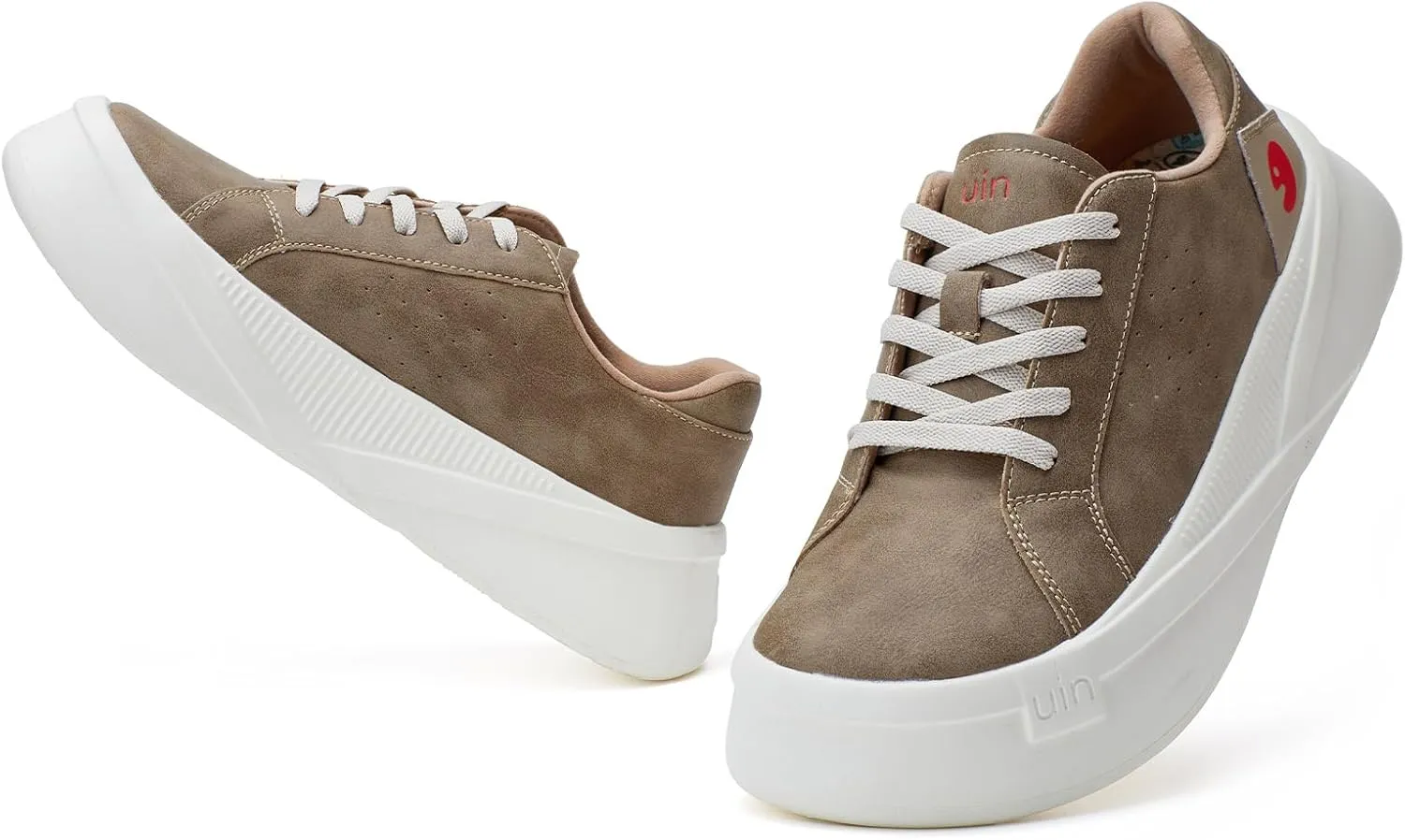 UIN Women's Platform Fashion Sneaker Comfortable Casual Art Travel Shoes Victoria