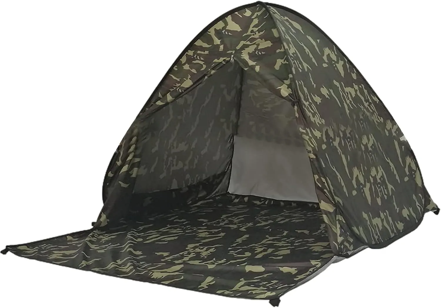 UV-Protection Pop-Up Beach Tent Portable Foldable Quick Set-Up Sun Shelter Cover with Zipper Door
