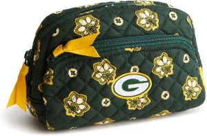 Vera Bradley Women's Cotton NFL Medium Cosmetic Makeup Organizer Bag (Multiple Teams Available)