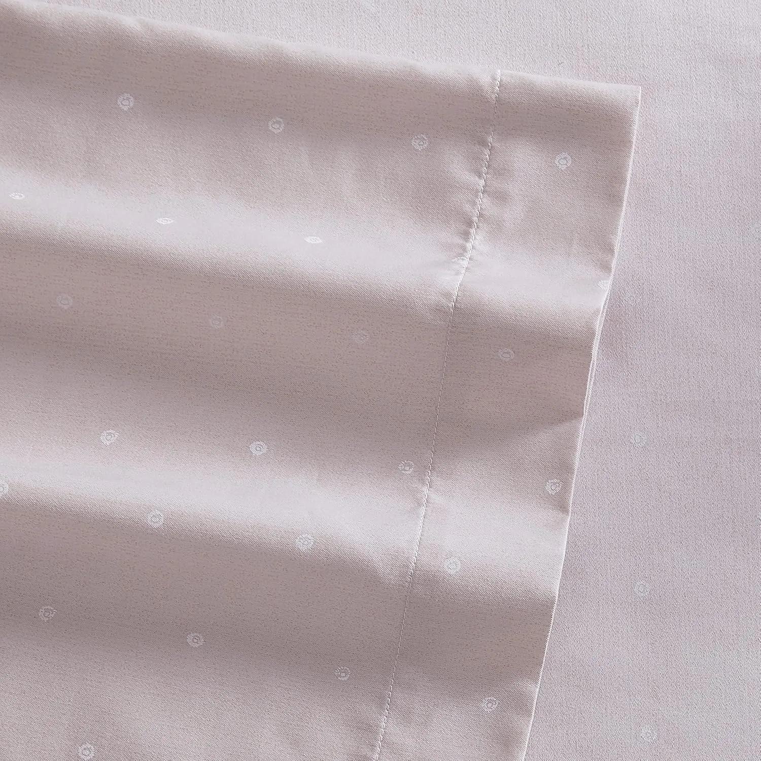 Vera Wang - Queen Sheet Set, Luxury Sateen Cotton Bedding, 800 Thread Count, Soft & Smooth Bedding Set (Eyelet Pink, Queen)
