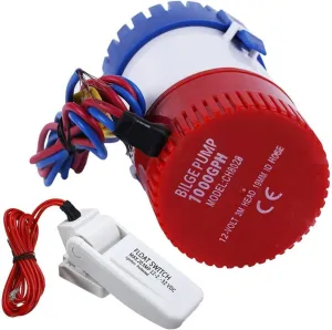 Water Pumps, Parts & Accessories 1100GPH 12/24V With Switch Marine Automatic Control Switch Combination Set Electric Marine Submersible Bilge Pump