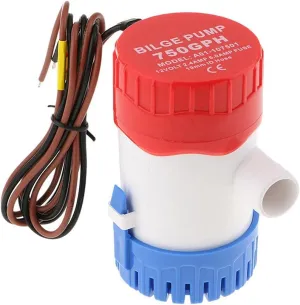 Water Pumps, Parts & Accessories Dc 12v/24v Bilge Pump 500/750/1100gph,Electric Water Pump For,Submersible Boat Water Pump(350GPH 12V)