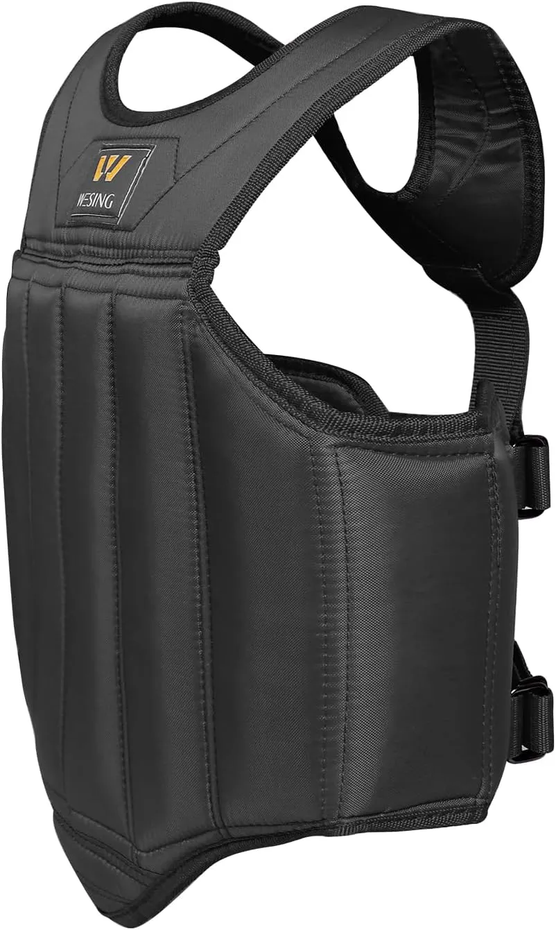 Wesing Martial Arts Muay Thai Boxing Chest Protector MMA Sanda Chest Guard