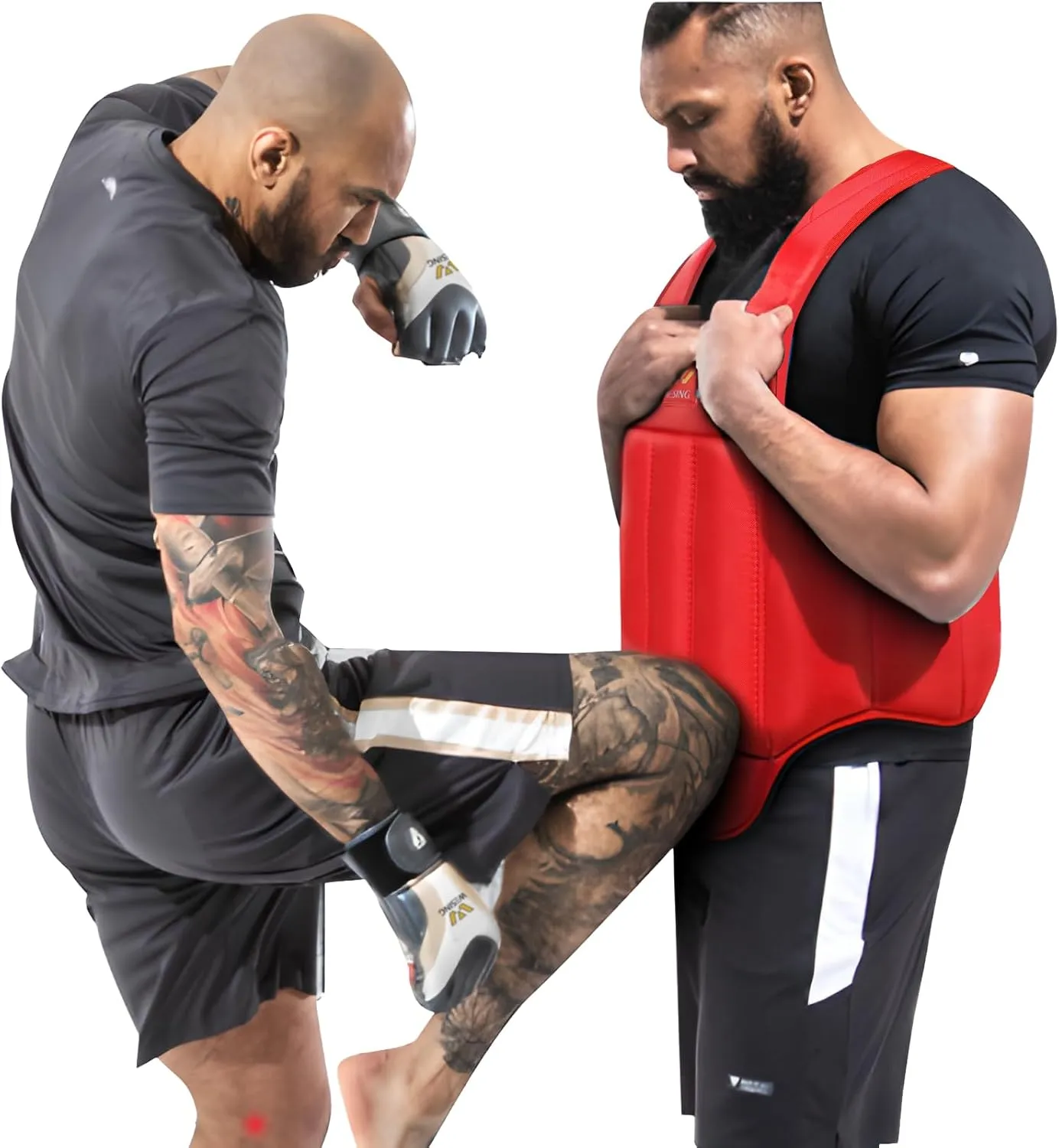 Wesing Martial Arts Muay Thai Boxing Chest Protector MMA Sanda Chest Guard