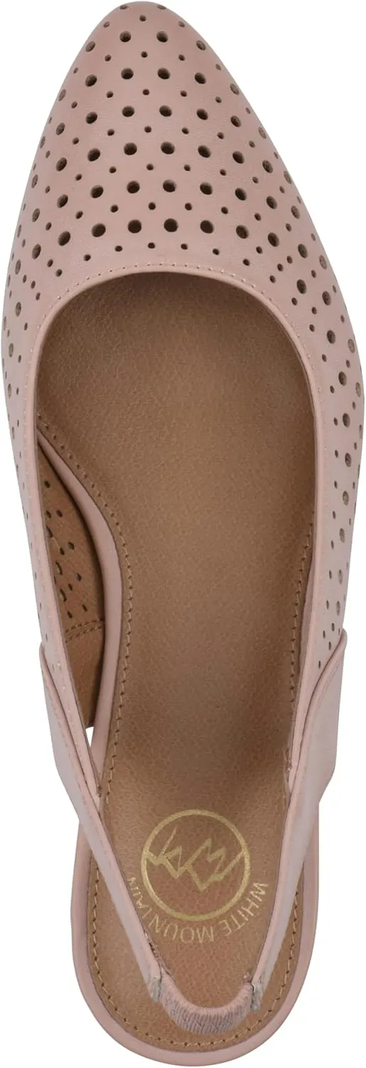 WHITE MOUNTAIN Women's Boronic Low Block Heel