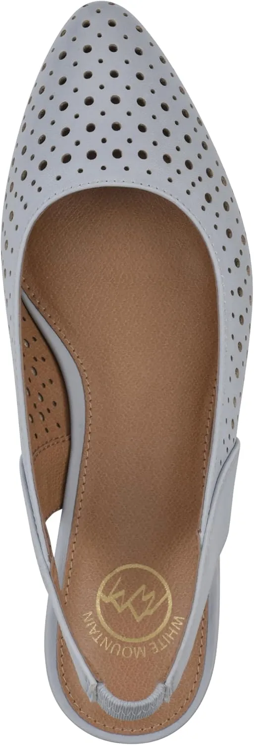 WHITE MOUNTAIN Women's Boronic Low Block Heel