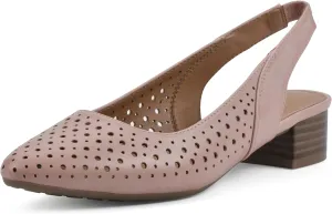 WHITE MOUNTAIN Women's Boronic Low Block Heel