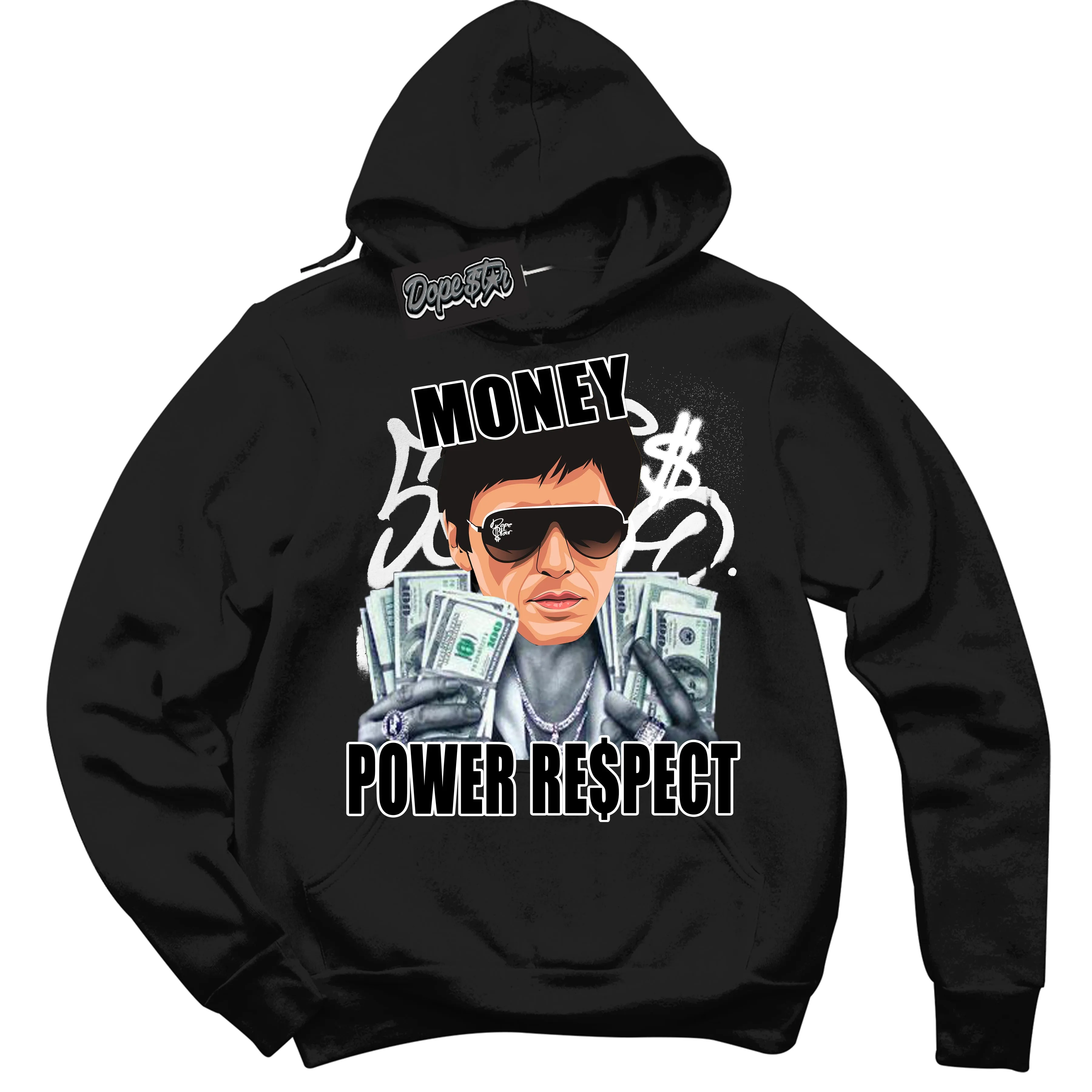 White Thunder 4s Sneaker Hoodie Tony Montana Graphic