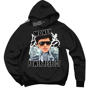 White Thunder 4s Sneaker Hoodie Tony Montana Graphic
