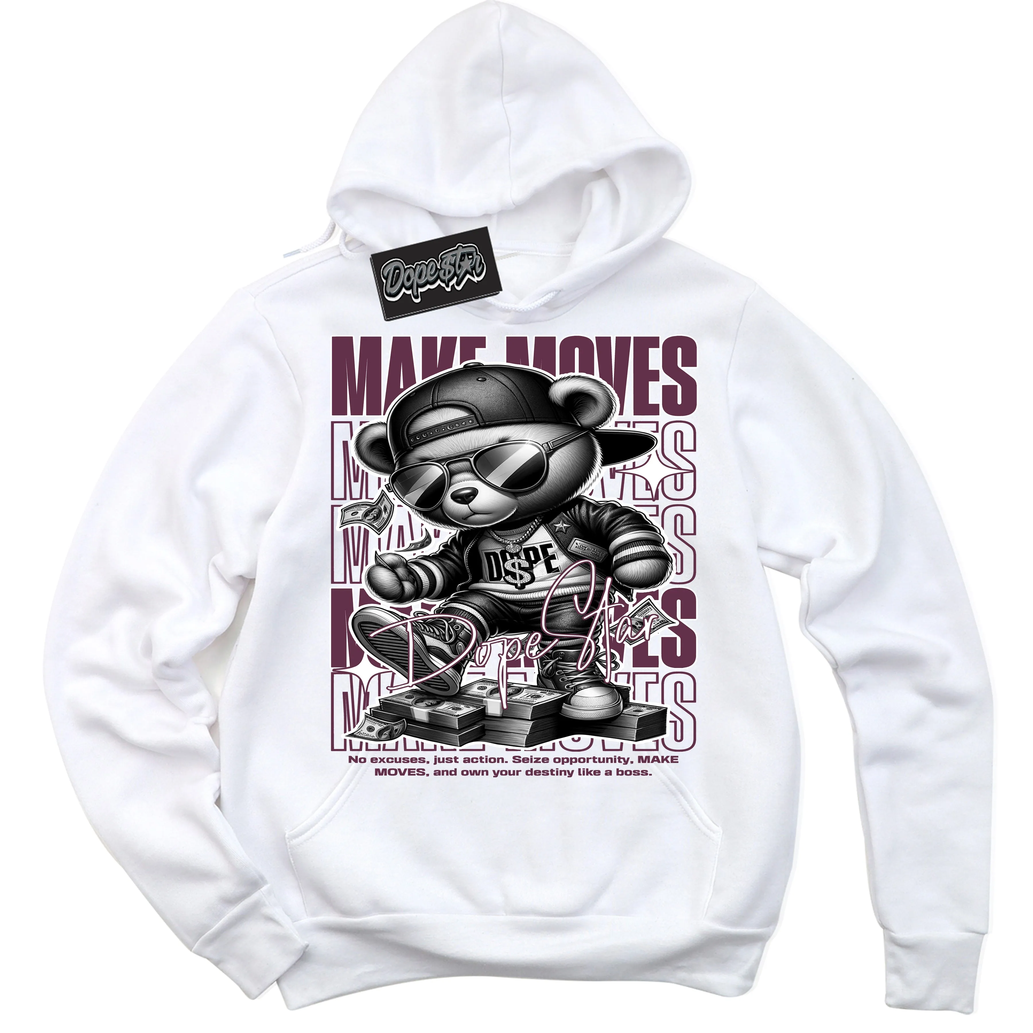 White Viotech Dunks Sneaker Hoodie Make Moves Graphic