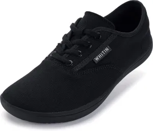 WHITIN Women's Wide Canvas Minimalist Barefoot Shoes | Zero Drop Sole | Casual Sneaker