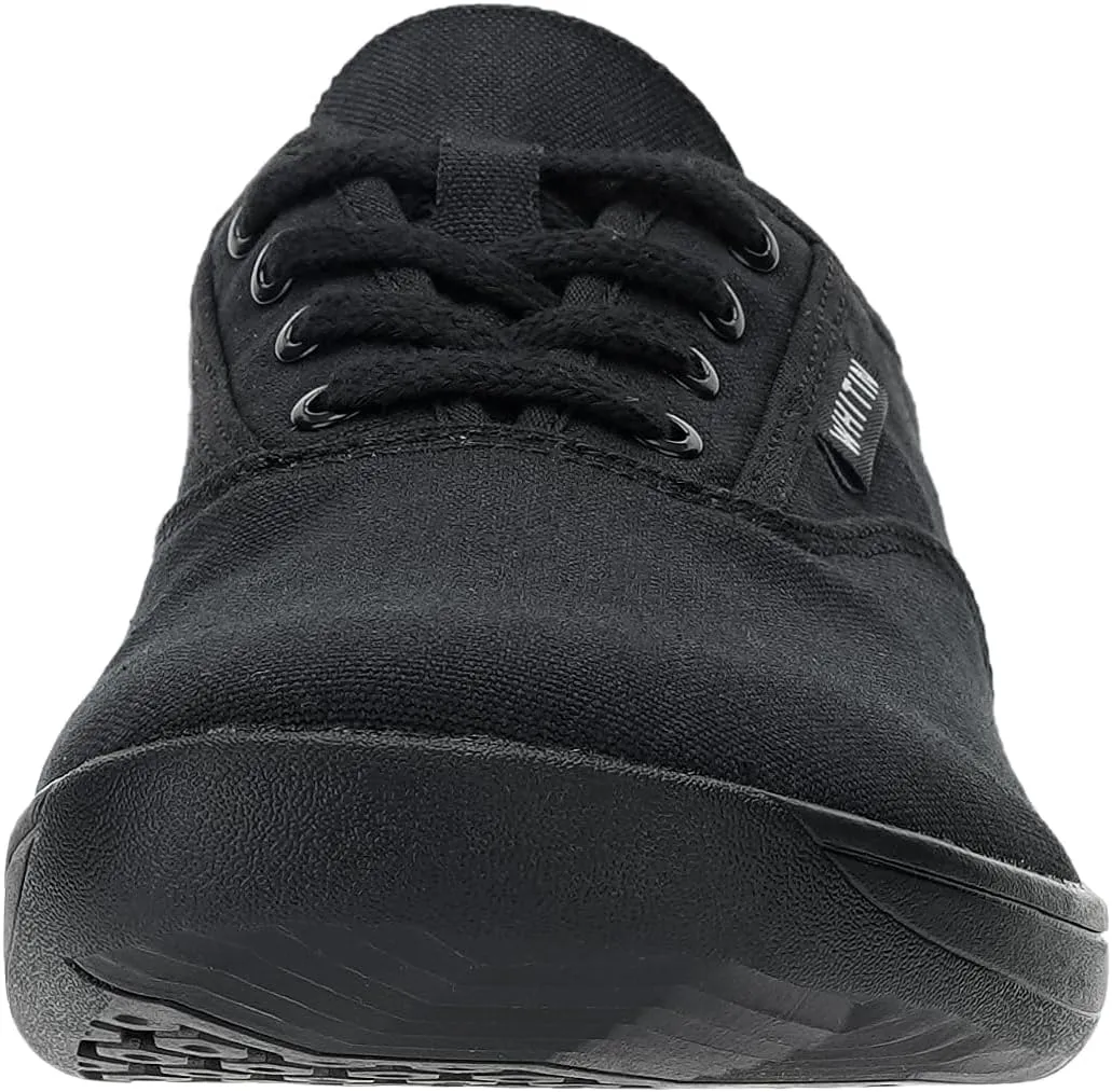 WHITIN Women's Wide Canvas Minimalist Barefoot Shoes | Zero Drop Sole | Casual Sneaker