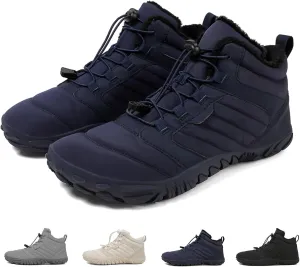 Winter Hike Walking Barefoot Footwear Womens Men Barefoot Boots Autumn Winter Waterproof Wide Toe Barefoot Shoes