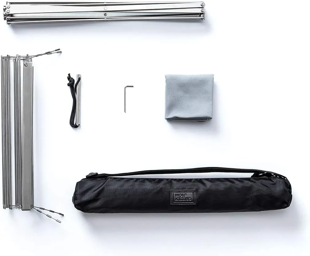 WOLF GRIZZLY GRILL, Compact Backpack Grill; The Perfect Over Fire Grill for Your Next Camping or Backyard Adventure