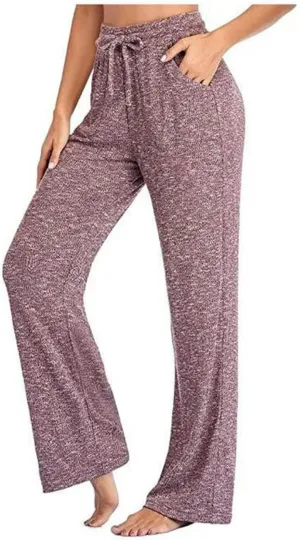 Women's Bootcut Yoga Pants Crossover High Waist Flare Leggings 2024 Trendy Casual Stretchy Workout Soft Bell Bottom Leggings