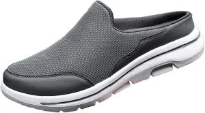 Womens Breathable Mesh Walking Mules Sneakers Non Slip Work Shoes Women Cute Casual Black Shoes White Platform Sneakers Tennis Shoe Loafers Shoe