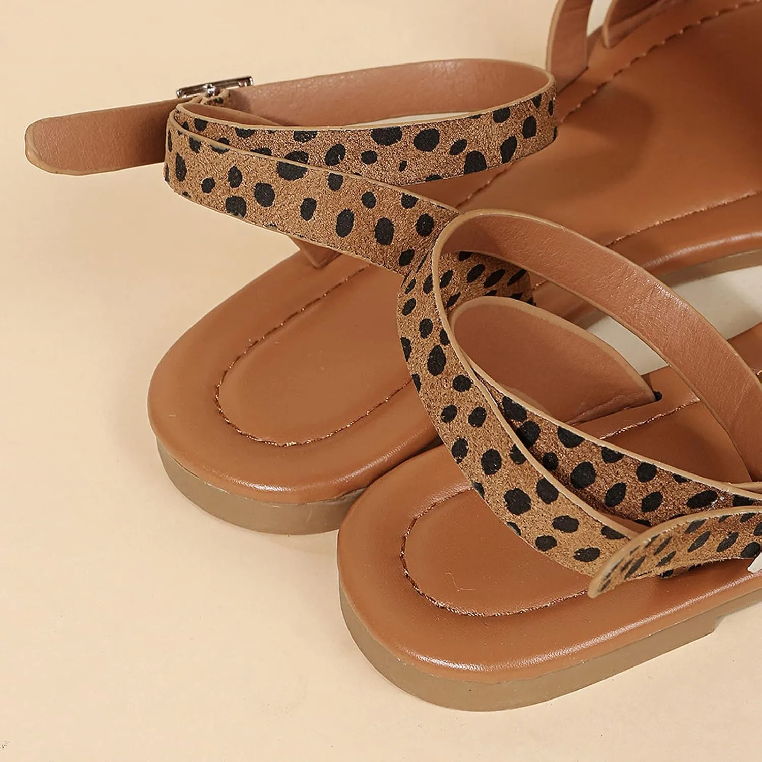 Women's Flatform Sandals,Soft Sole Comfy Flats Platform Tassels Canvas Shoes Closed Toe Sandal Summer Casual Suede Loafers