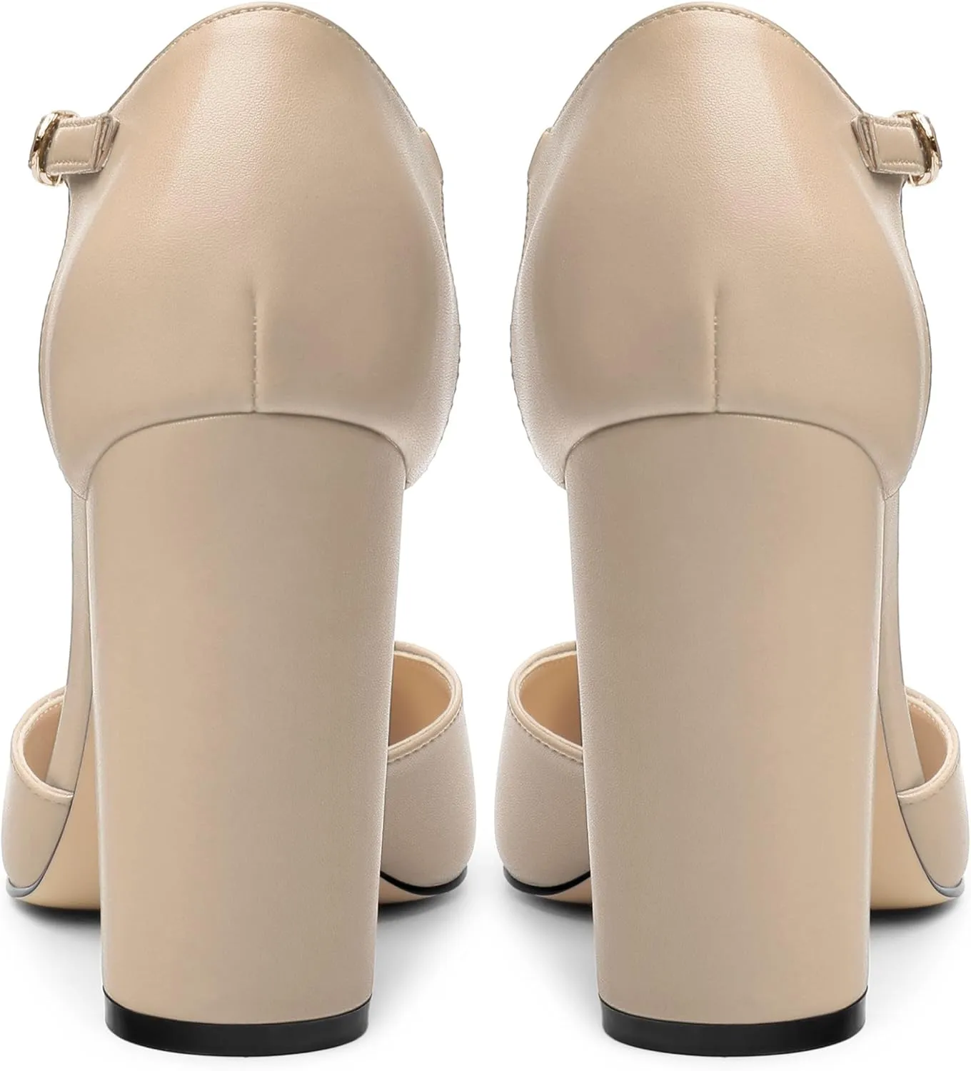 Women's High Heel Pumps, Simple Classic T-Strap Pointed Toe Dress Shoes,Party Dress Sandals3.9