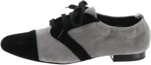 Womens Kirsten Lace Up Oxford Shoes, Grey Combo, US 7